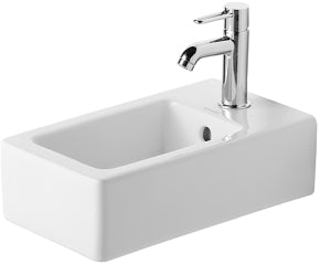 Duravit - Vero 9 7/8" Rectangular Wall Mounted Sink in White