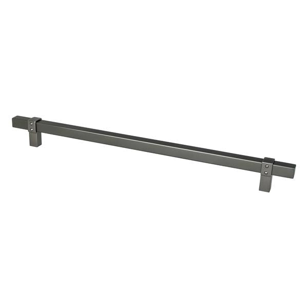 Berenson - Rivet Rebel 12 inch CC Slate Appliance Pull