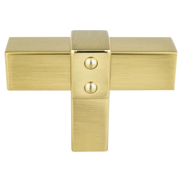 Berenson - Rivet Rebel Modern Brushed Gold Knob