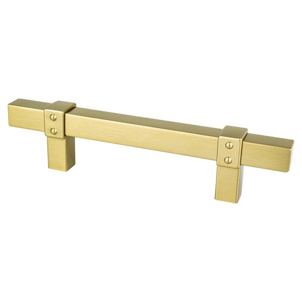 Berenson - Rivet Rebel 96mm CC Modern Brushed Gold Pull