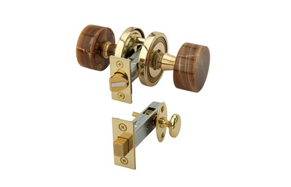 Phylrich - Brown Onyx Door Knob with Privacy Bolt