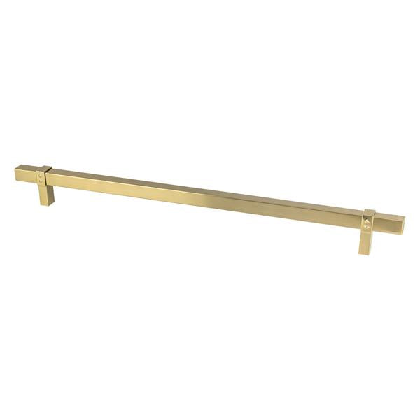 Berenson - Rivet Rebel 18 inch CC Modern Brushed Gold Appliance Pull