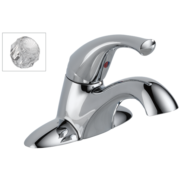 Delta - Classic Single Handle Centerset Bathroom Faucet
