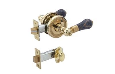 Phylrich - Blue Sodalite Door Lever with Privacy Bolt
