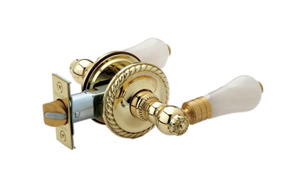 Phylrich - Pink Onyx Door Lever Passage Set