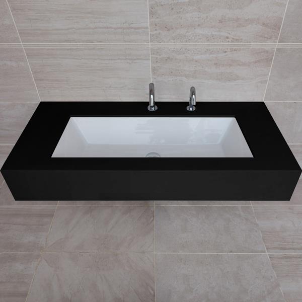 Lacava - Aquasei Under-Counter Or Self-Rimming Porcelain Bathroom Sink With An Overflow