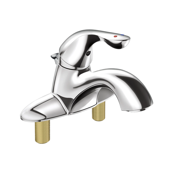 Delta - Classic Single Handle Centerset Bathroom Faucet With City Shanks