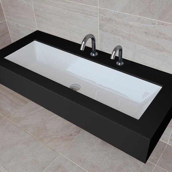 Lacava - Aquasei Under-Counter Or Self-Rimming Porcelain Bathroom Sink With An Overflow