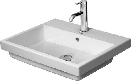 Duravit - Vero 21 5/8" Rectangular Drop In Sink in White