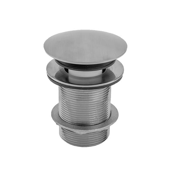 Jaclo - Extra Long Thread Round Toe Control Drain Strainer - 3 Inch Long Thread