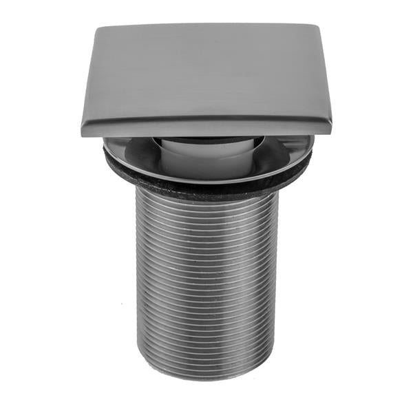 Jaclo - Extra Long Thread Square Toe Control Drain Strainer - 5 Inch Long Thread