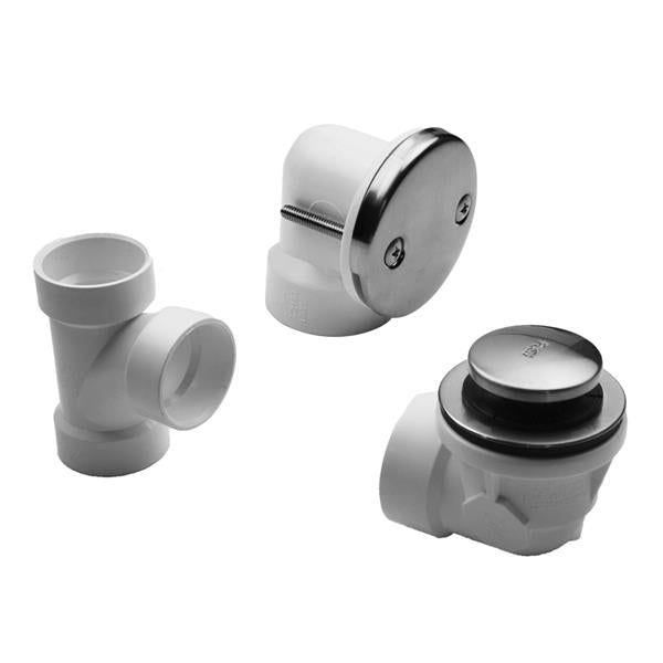 Jaclo - Toe-Control Drain Strainer With Faceplate (Two Hole) Half Kit