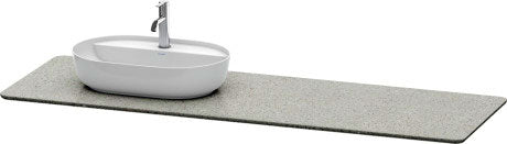 Duravit - Luv 70 1/4" Quartz Vanity Top with One Sink Cutout