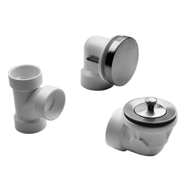 Jaclo - Lift And Turn Drain Strainer With Round No Hole Faceplate Half Kit