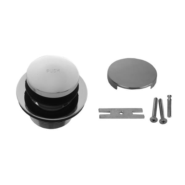 Jaclo - Toe-Control Drain Strainer with Faceplate (No Hole)