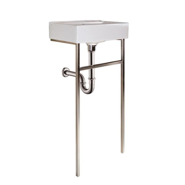 Lacava - Marietta Floor-Standing Stainless Steel Console Stand With A Towel Bar
