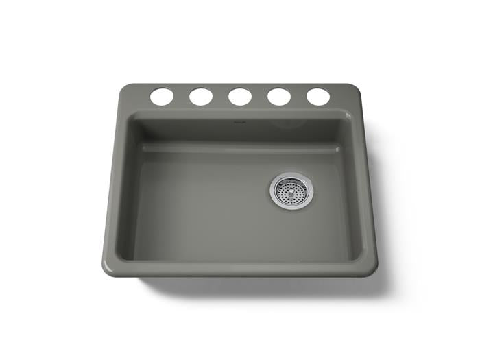 Kohler - Riverby 25 Inch Undermount Single-Bowl Kitchen Sink