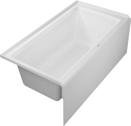 Duravit - Architec 60" x 30" Rectangular Alcove Bathtub in White Acrylic