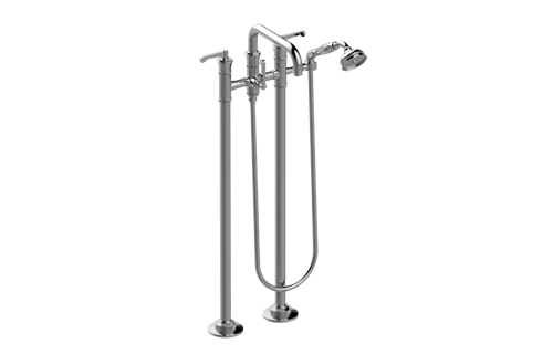 Graff - Vignola Floor-Mounted Tub Filler Lever Handles - Trim Only
