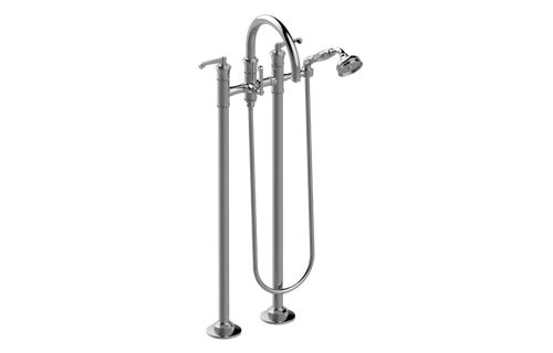 Graff - Vignola Floor-Mounted Tub Filler Lever Handles - Trim Only