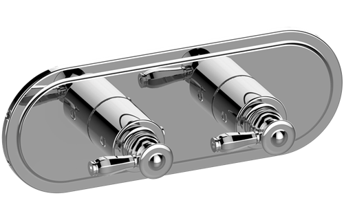 Graff - Topaz Traditional M-Series Valve Trim with Two Handles (Horizontal Orientation)