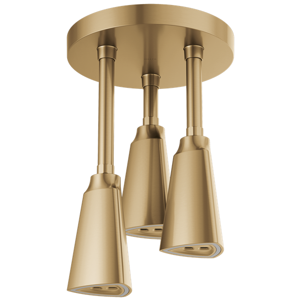 Delta - H2Okinetic Pendant Raincan Shower Head With Led Light