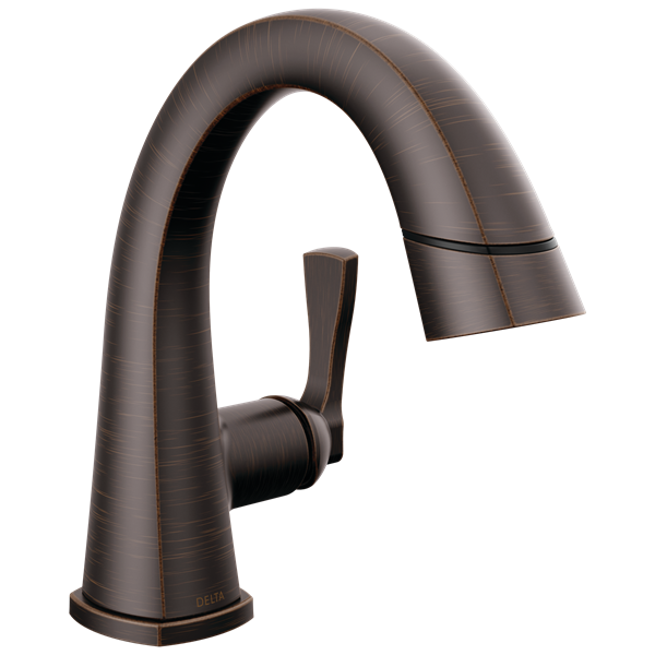 Delta - Stryke Single Handle Pull Down Bathroom Faucet