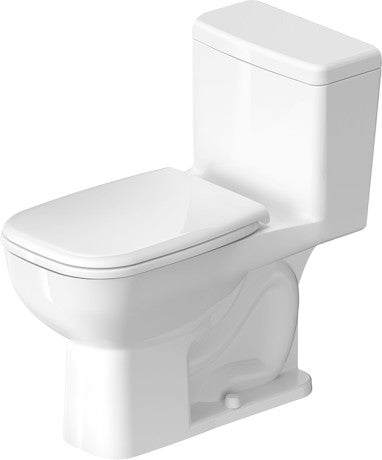 Duravit - D-Code 1.28 GPF Single Flush Elongated ADA Compliant One Piece Toilet in White