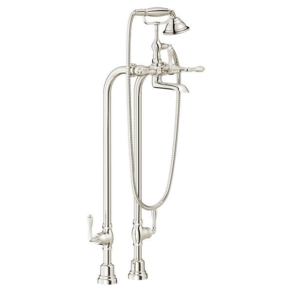 DXV - Traditional Floor Mount Bathtub Faucet with Ashbee Lever Handle