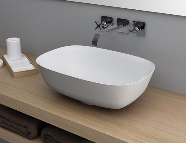 MTI - Cristallo 1 Mineral Composite Vessel Sink (18X12.75)