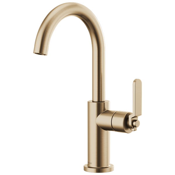 Brizo - Litze Bar Faucet with Arc Spout and Industrial Handle Kit