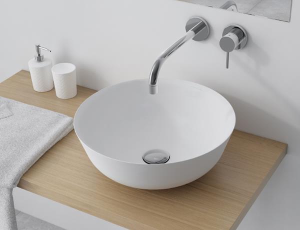 MTI - Cristallo 3 Mineral Composite Vessel Sink (16.5X6)
