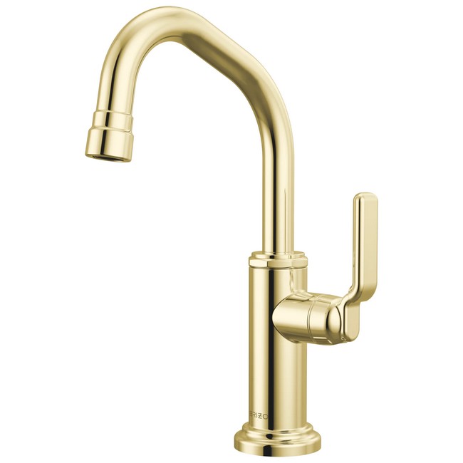 Brizo - Faircroft Beverage Faucet with Angled Spout and Industrial Lever Handle