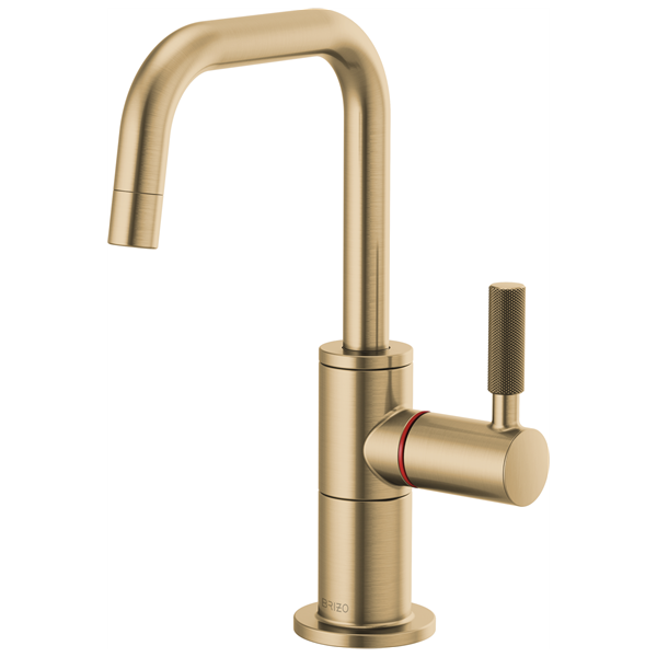 Brizo - Litze Instant Hot Faucet with Square Spout and Knurled Handle