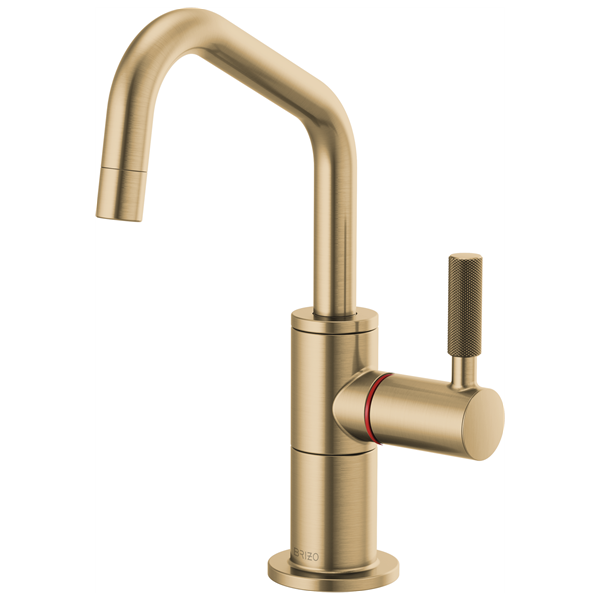 Brizo - Litze Instant Hot Faucet with Angled Spout and Knurled Handle