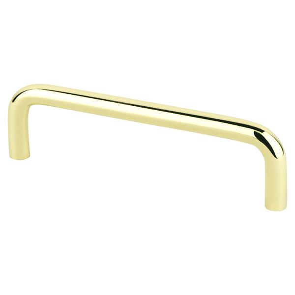 Berenson - Advantage Wire Pulls 4 inch CC Polished Brass Steel Pull