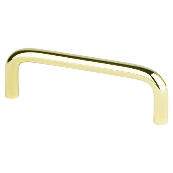 Berenson - Advantage Wire Pulls 3 1/2 inch CC Polished Brass Steel Pull