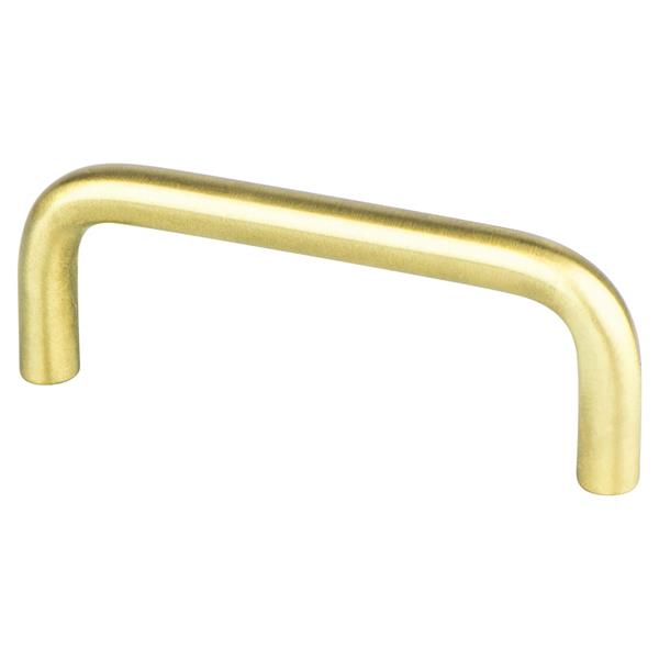 Berenson - Advantage Wire Pulls 3 inch CC Satin Brass Steel Pull