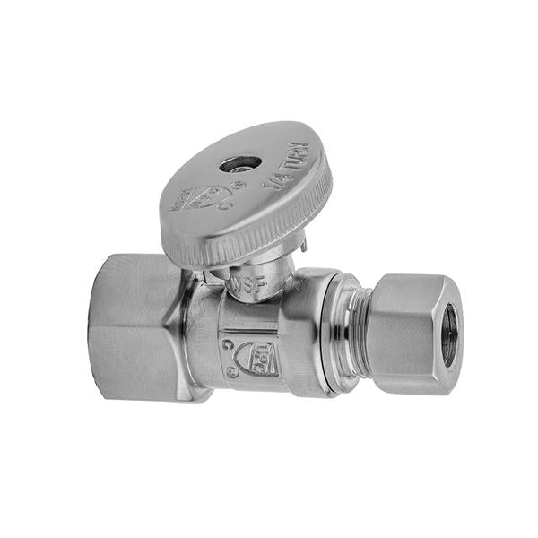 Jaclo - Quarter Turn Straight Pattern 3/8 Inch IPS x 3/8 Inch O.D.