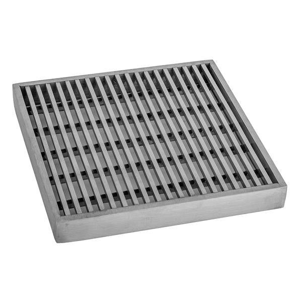Jaclo - 6 Inch x 6 Inch Bar Channel Drain Grate