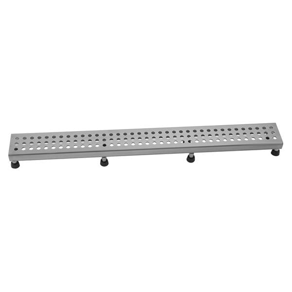 Jaclo - 24 Inch Channel Drain Round Dotted Grate