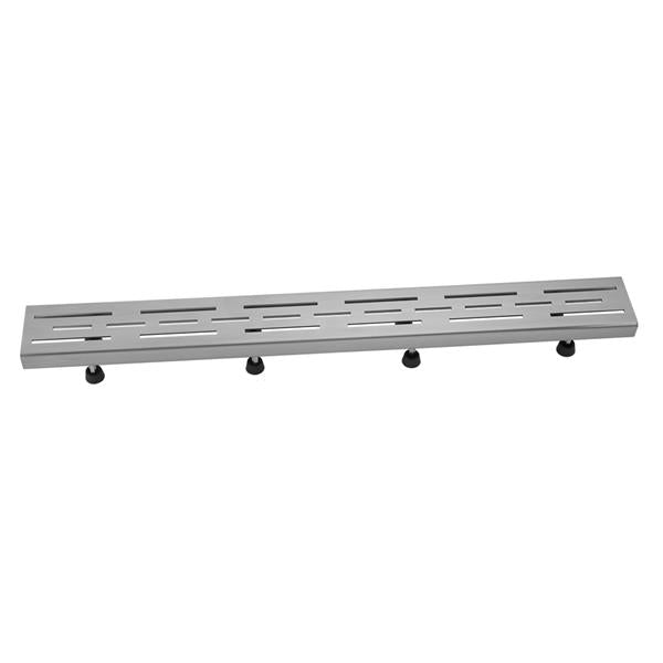 Jaclo - 48 Inch Channel Drain Slotted Line Hole Grate