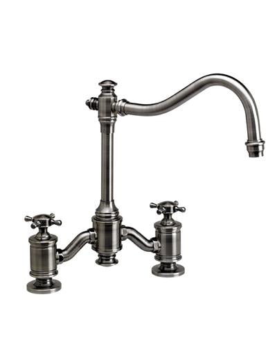 Waterstone - Annapolis Bridge Faucet - Cross Handles