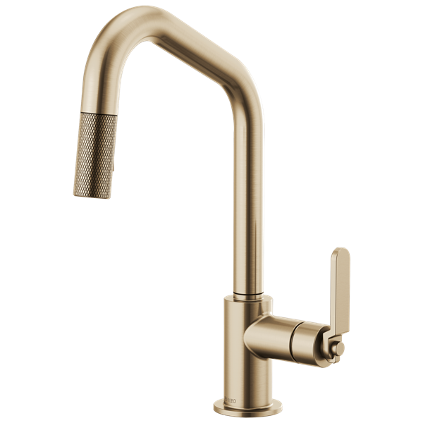 Brizo - Litze Pull-Down Faucet with Angled Spout and Industrial Handle