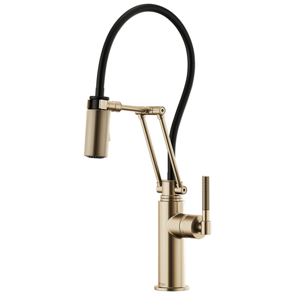 Brizo - Litze Articulating Faucet with Knurled Handle
