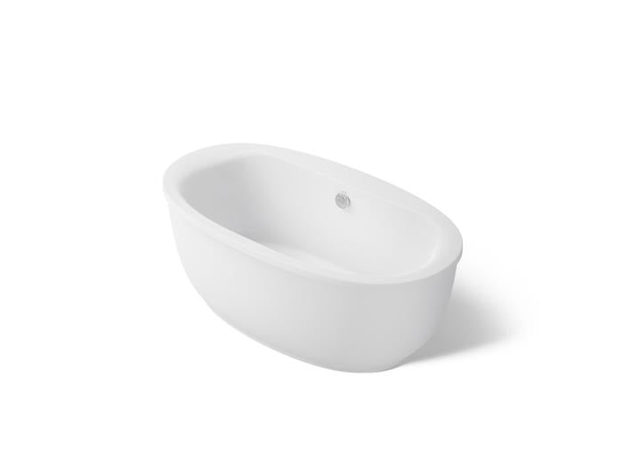 Kohler - Sunstruck 65-1/2 X 35-1/2 Inch Freestanding Bath With Fluted Shroud