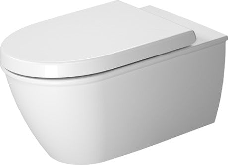 Duravit - Darling New 1.6/0.8 GPF Dual Flush ADA Compliant Elongated Wall Mounted Toilet