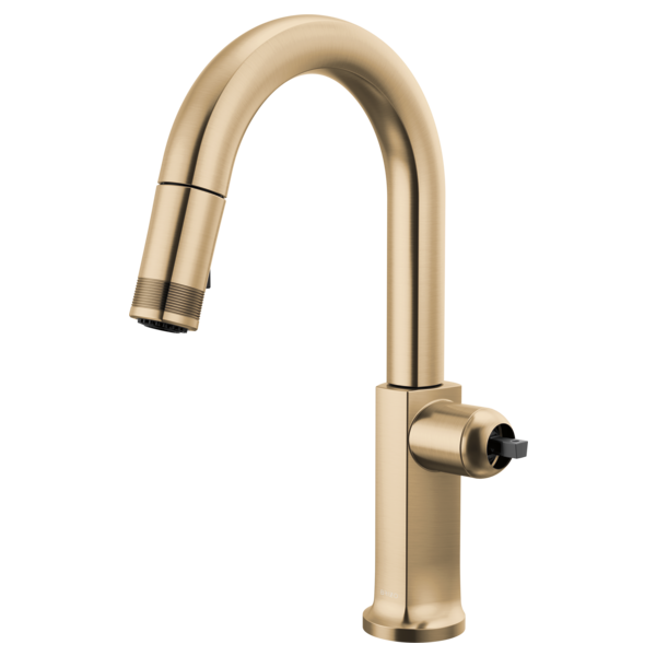 Brizo - Kintsu Pull-Down Prep Faucet with Arc Spout - Less Handle