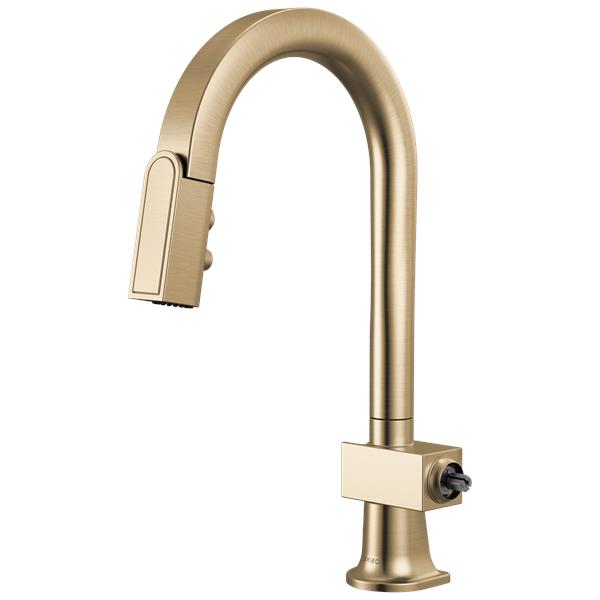 Brizo - Frank Lloyd Wright Pull-Down Prep Faucet with Arc Spout - Less Handle