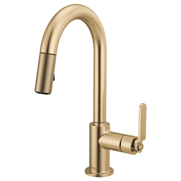 Brizo - Litze Pull-Down Prep Faucet with Arc Spout - Industrial Handle